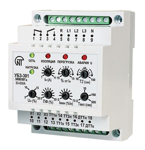Блок защиты универсальный УБЗ-301 63-630А НовАтек-Электро 3425663301 фото 1