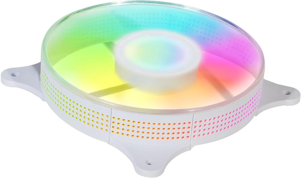 Вентилятор GMNG GG-CF120FRGB3-PWMWH RGB 120x120x25mm белый 4-pin 20-28dB Ret фото 3