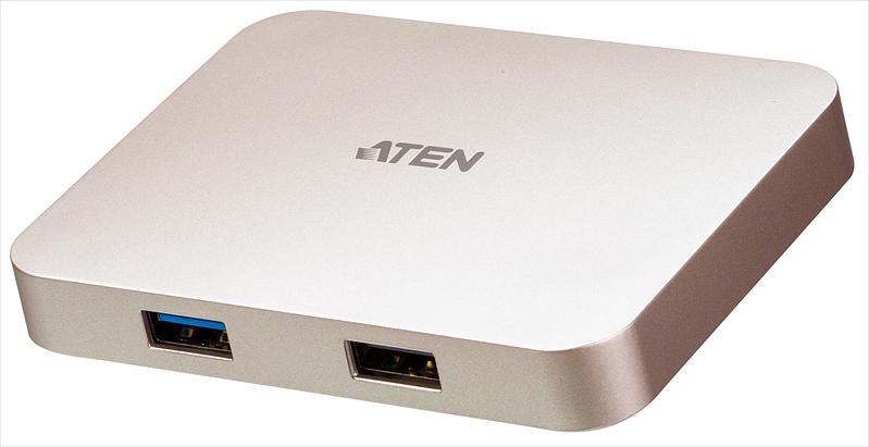 Dock станция ATEN USB-C 4K Ultra Mini Dock with Power Pass-through (UH3235-AT) фото 1