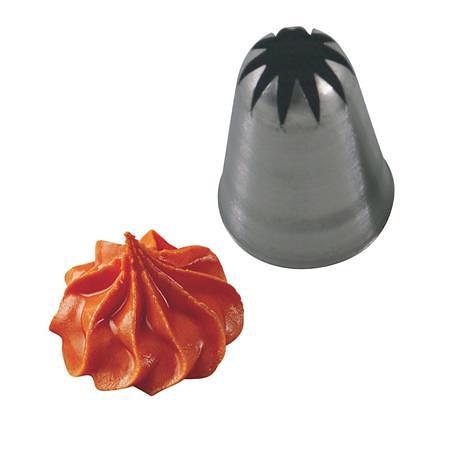 Насадка кондитер. "Закрытая звезда" d=25/5 мм. h=44 мм. нерж. /1/ фото 1