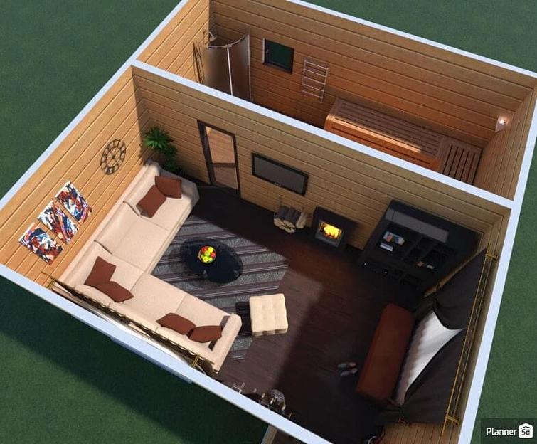 Проект бани из бруса «Чугунов» фото 3