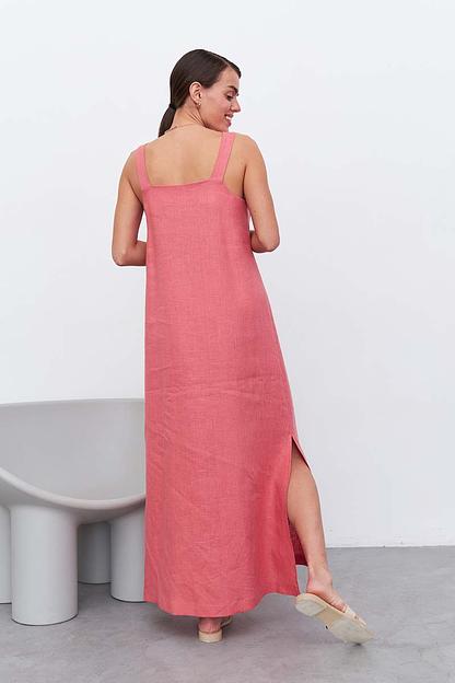 Сарафан длинный D010_1_ROSE/Розовый фото 7