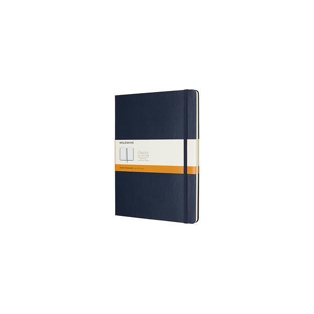 Блокнот Moleskine Classic, 192стр, в линейку, твердая обложка, синий [qp090b20] фото 1