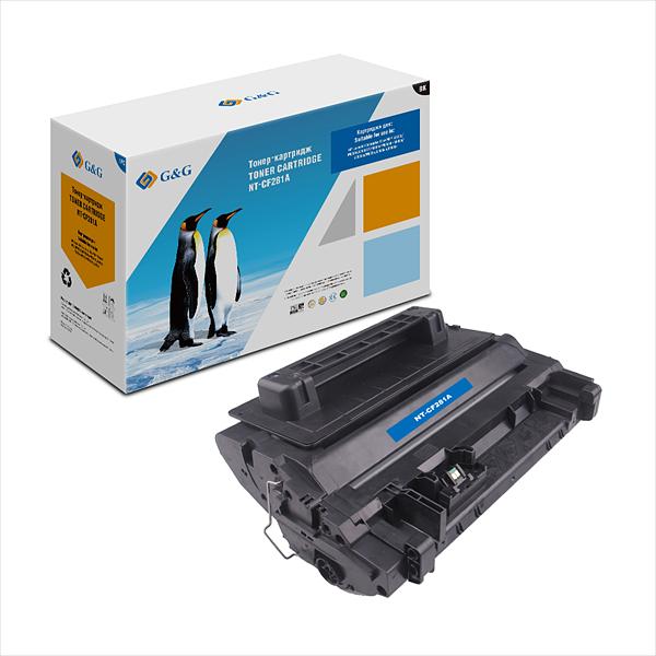 Картридж Cartridge G&G for HP LJ M630/M604/M605/M606, with chip (10 500) (GG-CF281A) фото 1