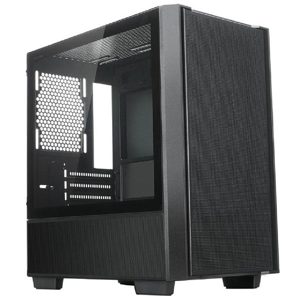 XASTRA Корпус A400M 0F Black mATX/Mesh/Screwless TG+Mesh/ no fans/ A400M-0F фото 1