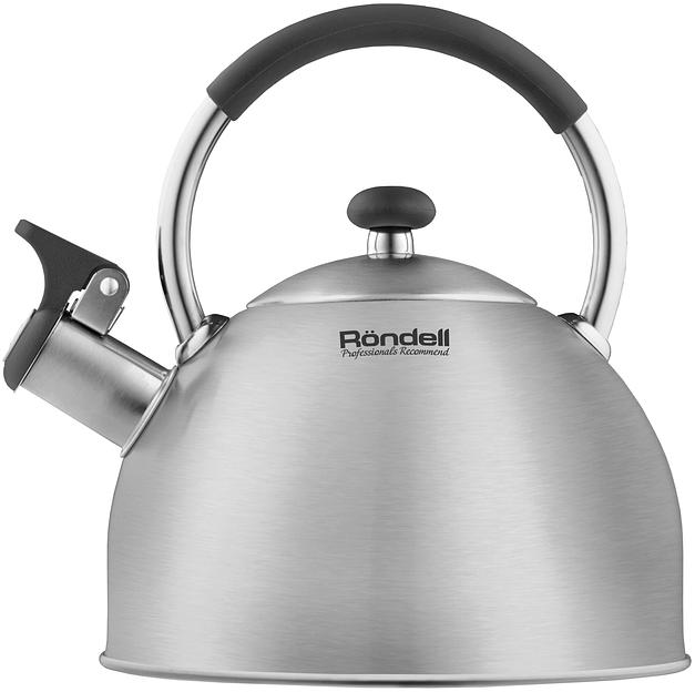 Чайник металлический Rondell Solo RDS-1608 2.5л. стальной фото 2