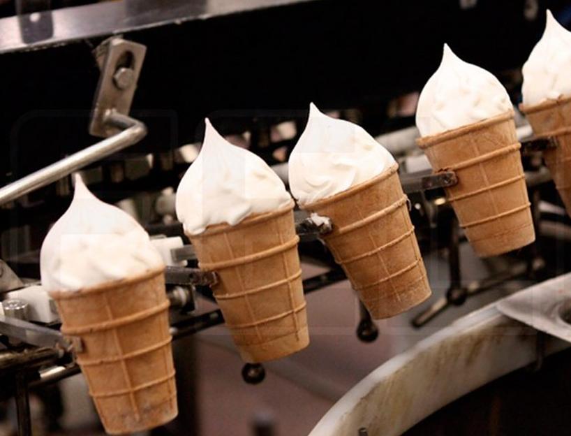 Мороженое в вафельном стаканчике Мороженофф «Ванильное» 70 г ОПТ фото 2