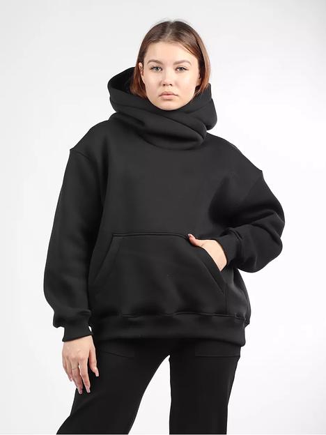 Худи женская OKSMILE чёрная фото 7