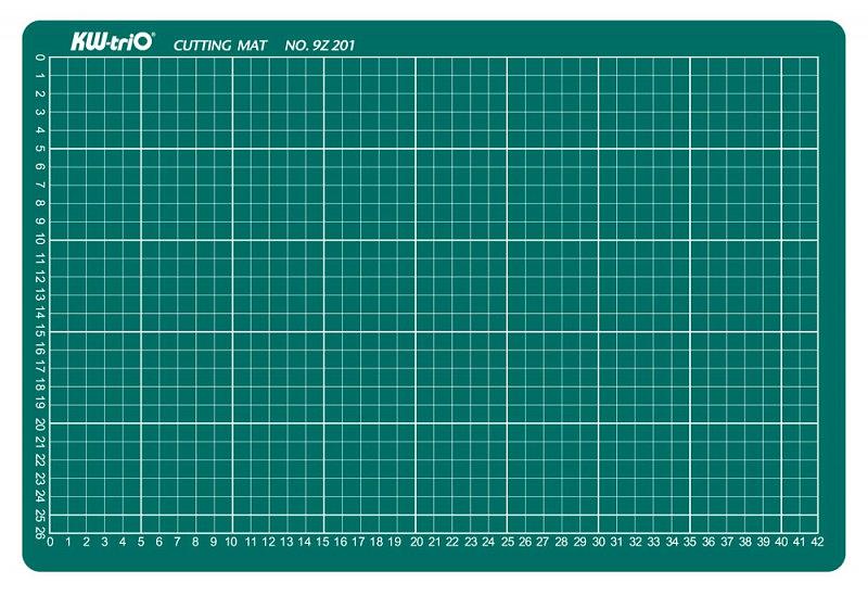 Подкладка для резки Kw-Trio 9Z201 A3 450x300мм зеленый фото 1