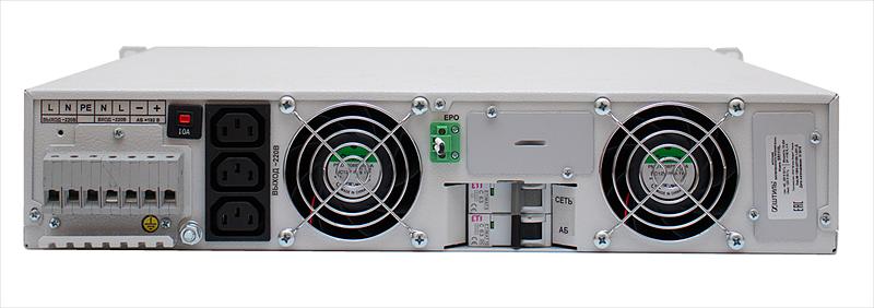 ШТИЛЬ ИБП 6000 ВА; 1 фазный; on-line; батарея: 192В ext (no incl), ЗУ 4А; 3U; rack (SR1106L) фото 3