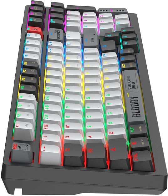 Клавиатура A4Tech Bloody WS98 механическая черный/серый USB for gamer LED (WS98) фото 10