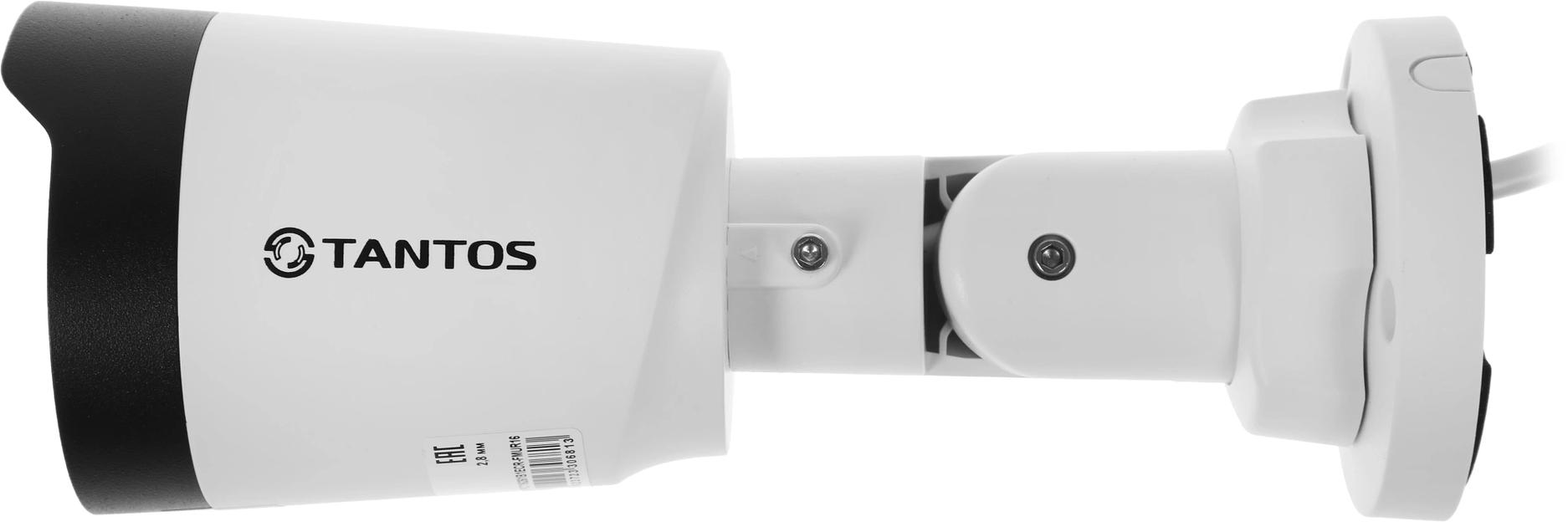 Камера видеонаблюдения IP Tantos TSi-Peco25FP 2.8-2.8мм цв. корп.:белый/черный (00-00122951) фото 3
