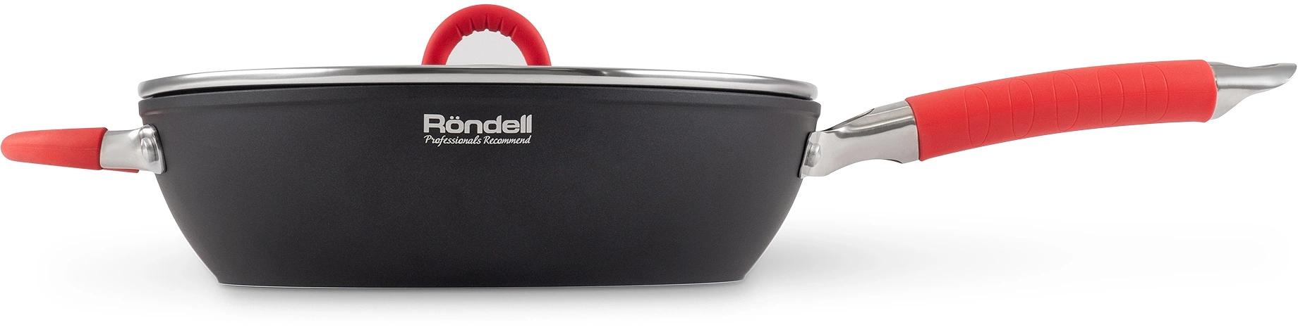 Сотейник Rondell Passion RDA-1933 d=28см (с крышкой) черный фото 7