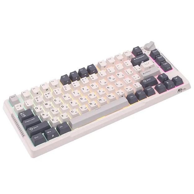Клавиатура Royal Kludge RK-H81 White Night USB/2.4 GHz/Bluetоoth, RGB, Hot Swap, Sky cyan switch фото 9
