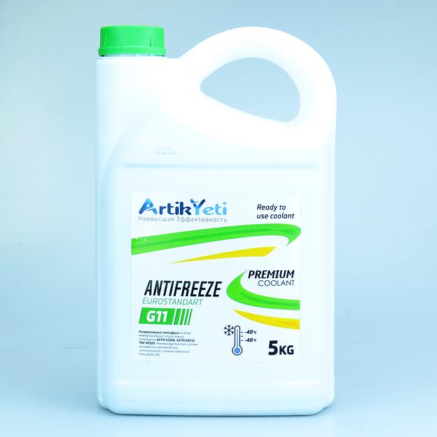 ArtikYeti Antifreeze Euro Standart G11 зеленый 5кг фото 1