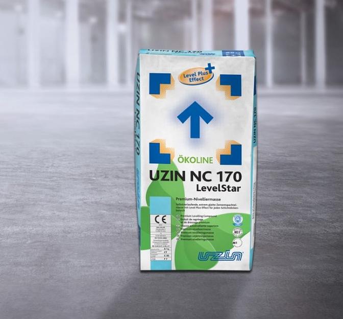 Премиум нивелирующая масса Uzin NC 170 LevelStar 25 кг фото 2