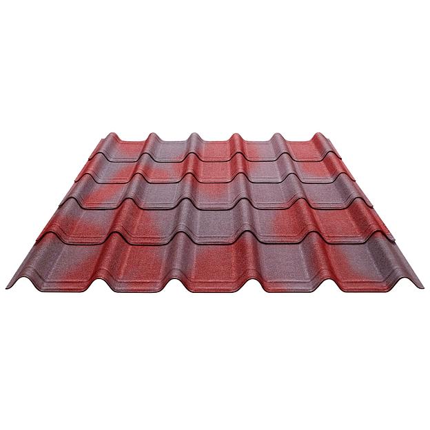 Ондулин «Ондувилла» красный 3D опт фото 1