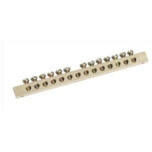 Iek YNN10-10-100 Шина PEN "земля-ноль" 6х9мм 10/1 (10групп/креп по центр) ИЭК фото 1