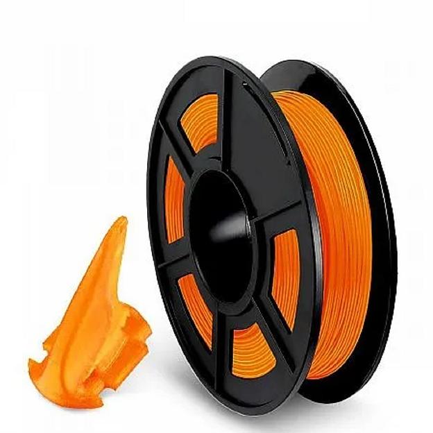 Филамент NVPRINT TPU Orange для 3D печати диаметр 1.75мм длина 165 метров масса 0,5 кг фото 1