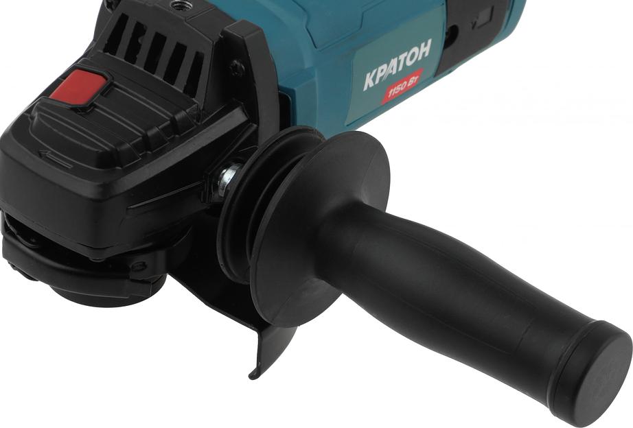 Углошлифовальная машина Кратон AMG-1150-125E 1100Вт 11000об/мин рез.шпин.:M14 d=125мм (3 05 01 041) фото 8