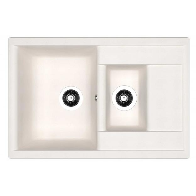 Мойка "Астра 760 K" (760х510х217), белый фото 1