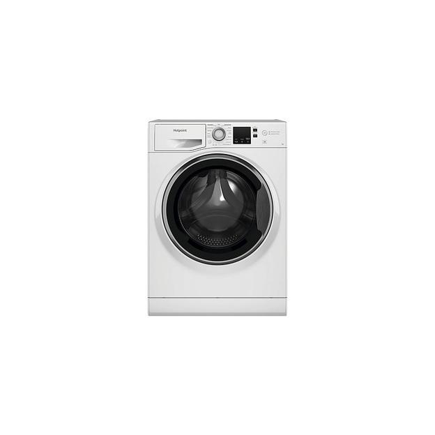 Стиральная машина суперузкая HOTPOINT NUS 5015 S RU, с фронтальной загрузкой, 5кг, 1000об/мин фото 1