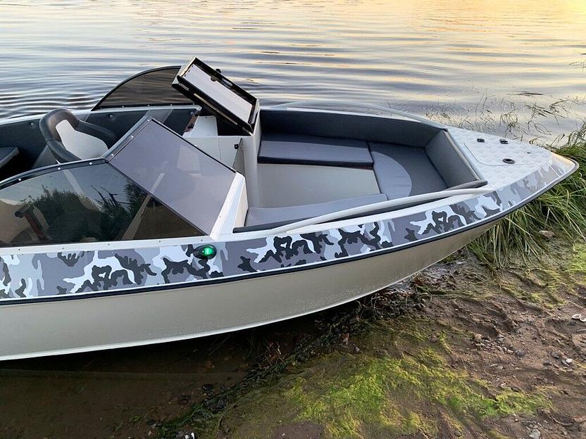 Алюминиевый катер Тактика 550 Боурайдер(Bowrider), 535*210*100 см фото 7