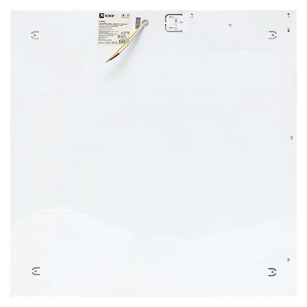 EKF LPL-4110-L-40-6500 Панель светодиодная 25 мм ДУО-4110-L 40Вт 6500К опал с равномерной засветкой 595х595 Basic фото 4