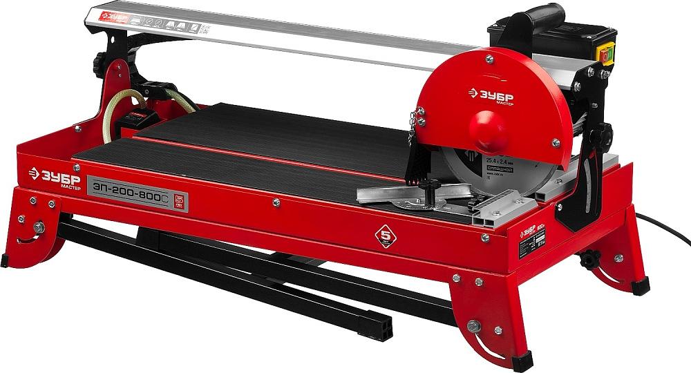 Плиткорез электрический Зубр Мастер ЭП-200-800С 800Вт красный фото 4