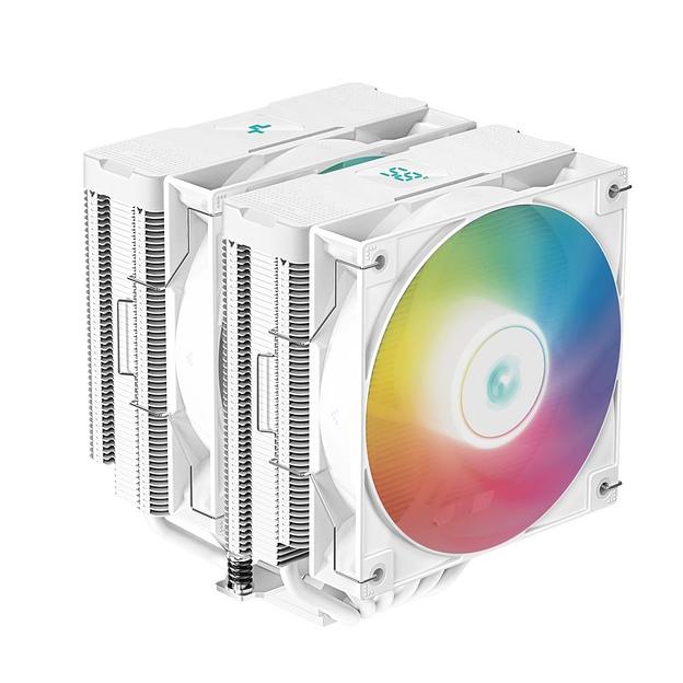 Вентилятор для процессора Deepcool AG620 DIGITAL WH ARGB white Socket 115X/1700/1200/AM4/AM5, 120mm, 1950rpm, 29,4 дБ, 260W, PWM 4-pin, Al+Cu (R-AG620 фото 1