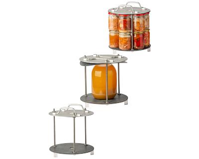 Газовый автоклав «Походный» 22 л с защитной юбкой и направляющей для горелки фото 4