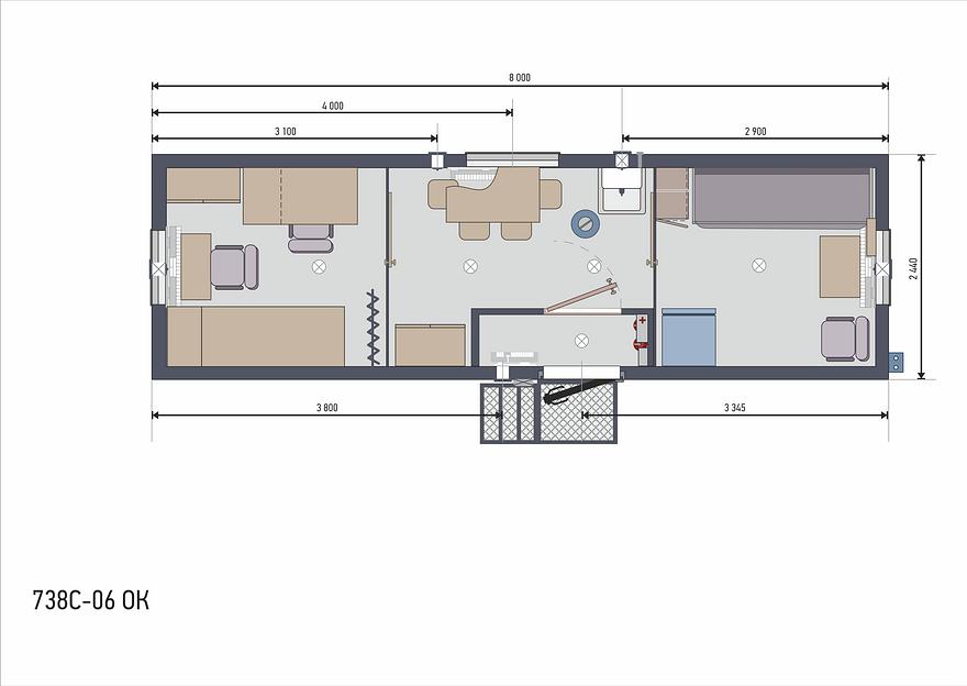 Вагон-дом медицинский пункт фото 9