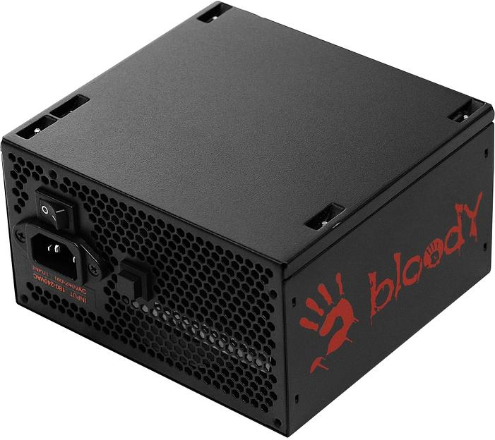 Блок питания Bloody ATX 700W BD-PS700W 80 PLUS WHITE (20+4pin) APFC 120mm fan color LED 6xSATA RTL фото 6
