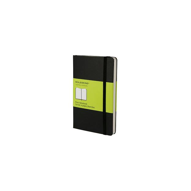 Блокнот Moleskine Classic, 192стр, без разлиновки, твердая обложка, черный [qp012] фото 1