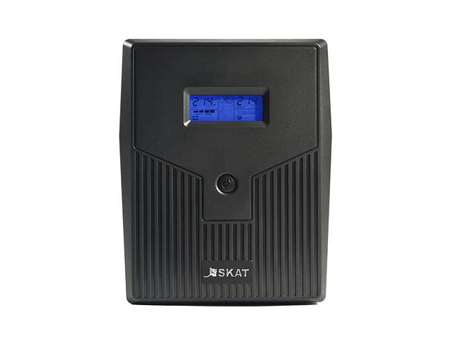 SKAT-UPS 2000/1200 ИБП 220В 1200Вт 2 АКБ 9Ач внутр. меандр. стабилизация напряжения фото 1