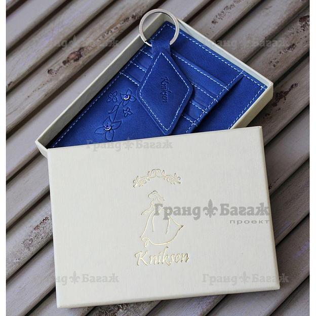 Обложка для автодокументов Kniksen ОВ-М-мэри/син фото 3