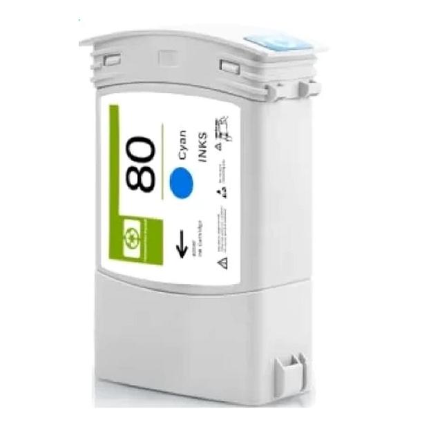 Струйный картридж NV Print 80 (NV-C4846A) Cyan для HP DesignJet 1050c, 1055cm (400 мл) фото 1