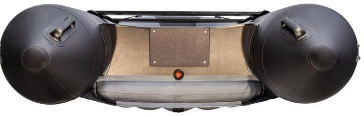 Лодка Таймень NX 3600 НДНД PRO, 3600*1680*465 мм., цвет: графит-черный фото 6