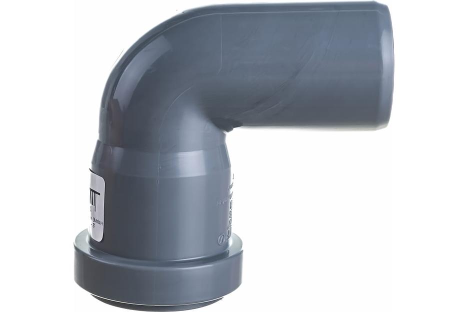 Отвод канализационный 40х87 град. фото 2