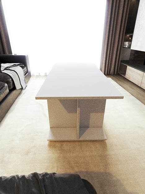 Столик журнальный Wood&Stone «Орион макси» белый 100×50×50.2 см фото 4