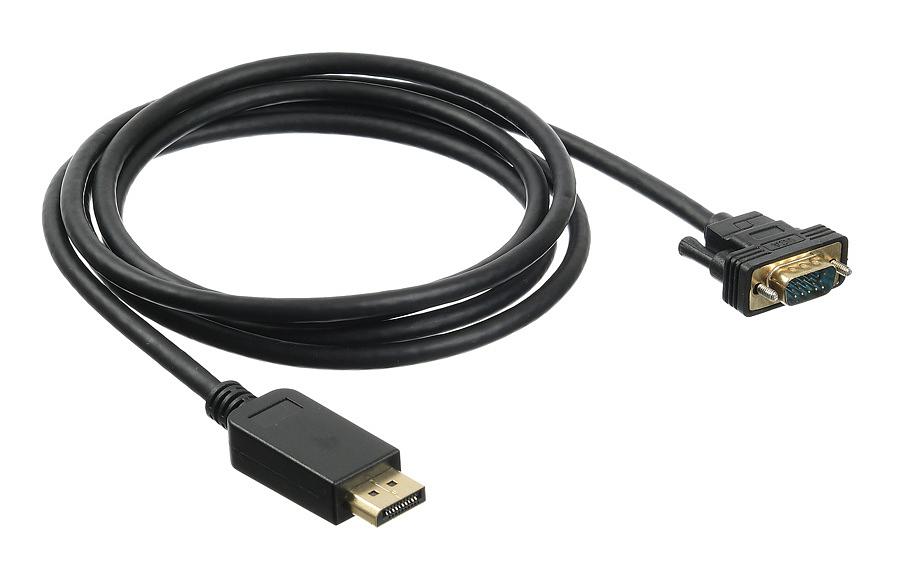 Кабель Buro 1.1v BHP DPP_VGA-2 DisplayPort (m) VGA (m) 2м фото 1