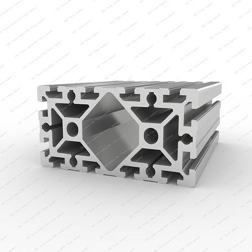 Алюминиевый конструкционный профиль 90x180 анодированный фото 1