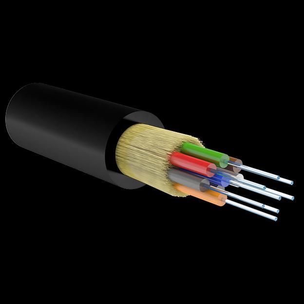 Кабель оптический SNR PRO, универсальный распределительный IN/OUT, 8 волокон G.657.A1 фото 1
