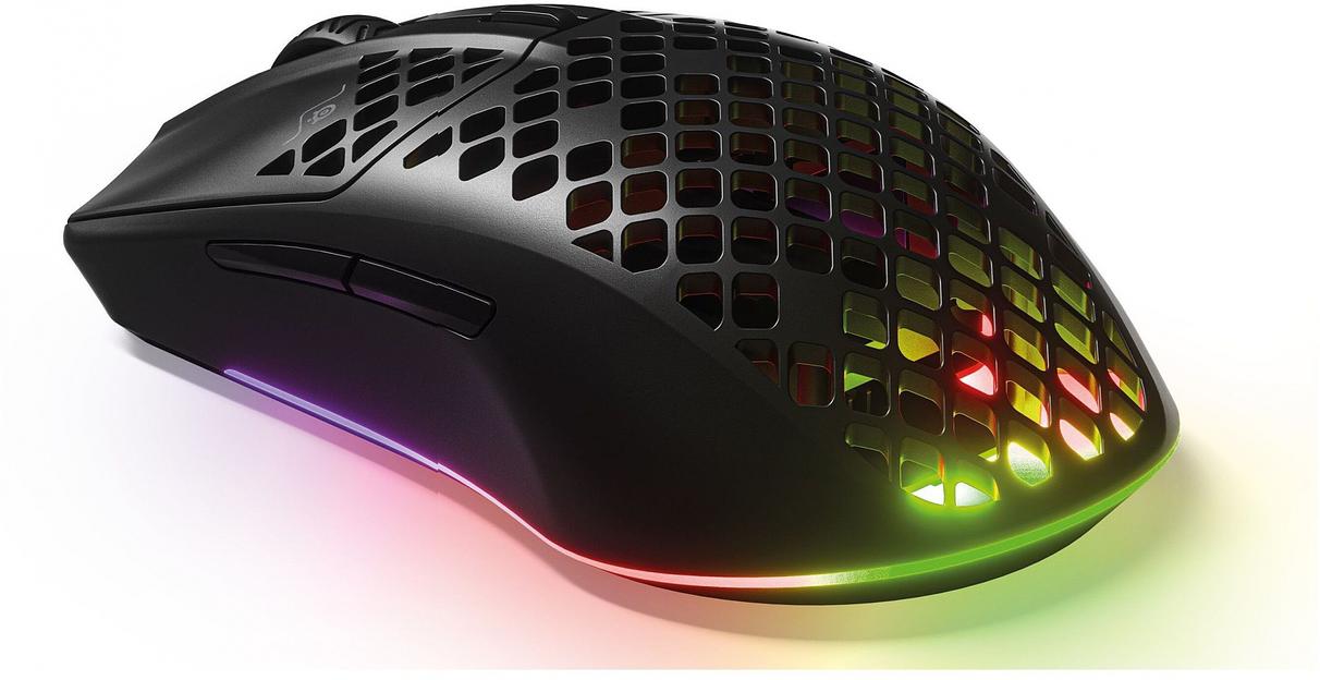 Мышь Steelseries Aerox 3 серый оптическая (18000dpi) беспроводная BT/Radio USB фото 2