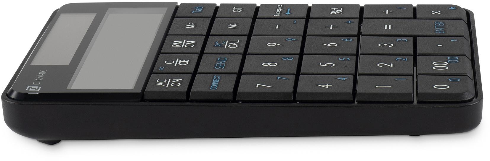 Клавиатура Оклик K604W черный USB беспроводная slim для ноутбука (1979325) фото 8