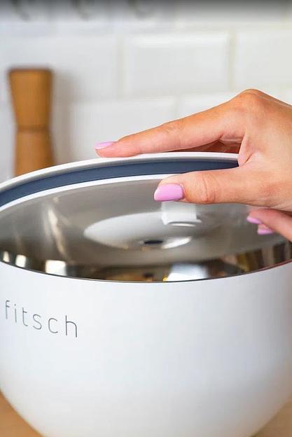 Термомиска с крышкой Fitsch, 5 литров, белая фото 3