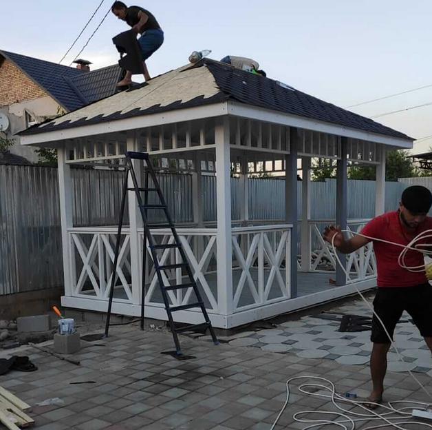 Беседка деревянная Derevo Style «Беседка № 4» фото 2