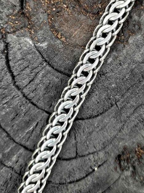 Серебряный мужской ювелирный браслет 925 фото 3