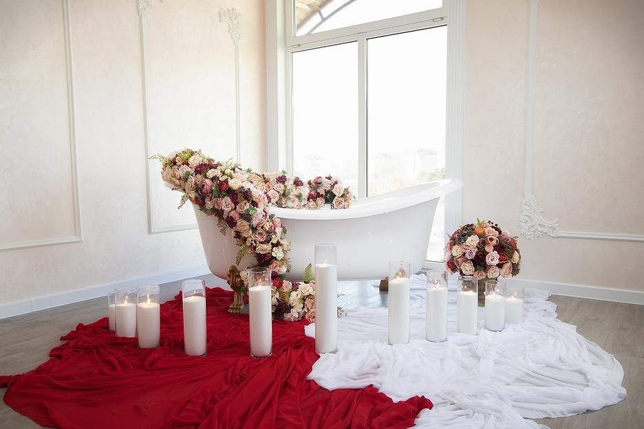 Мраморная ванна Castone «Корсика» на лапках фото 7