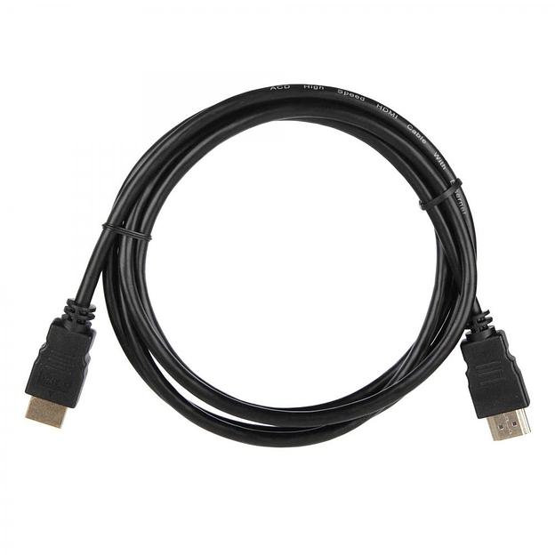 Кабель ACD Кабель ACD-DHHM1-18B |ACD-DHHM1-18B| HDMI 1.4, Golden Plated,19m/19m, Черный, 1.8м, (742170) фото 1